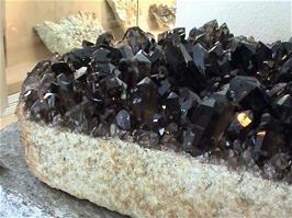 Some of the crystals on display at Kristella Crystal, Guttannen